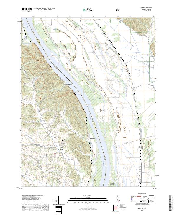 USGS Topographic Map – Ware