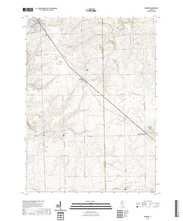 USGS Topographic Map – Warren