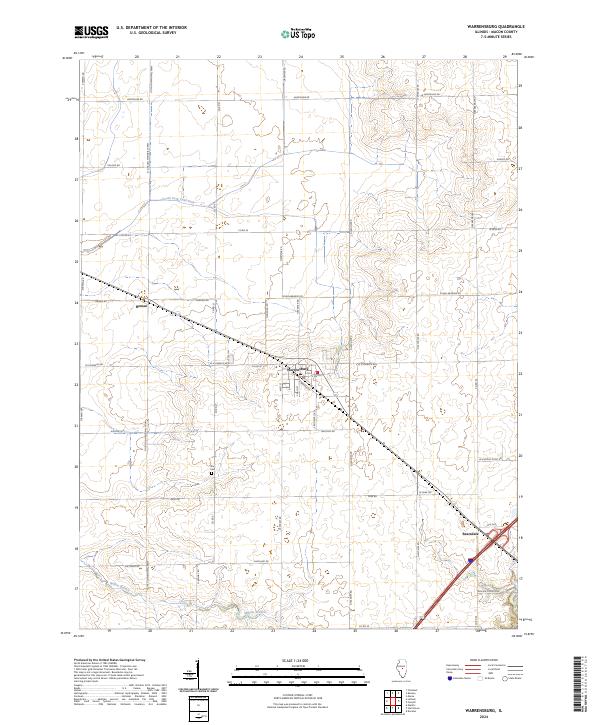 USGS Topographic Map – Warrensburg