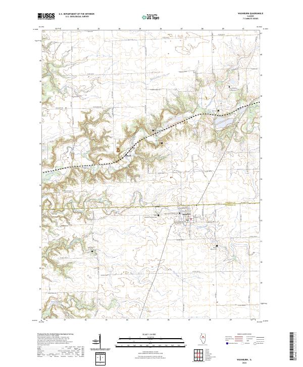 USGS Topographic Map – Washburn