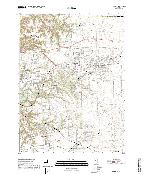 USGS Topographic Map – Washington