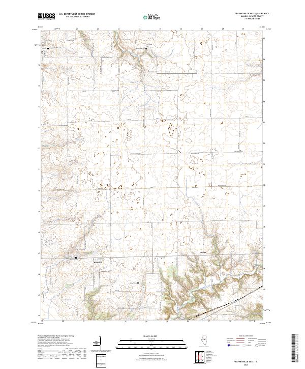 USGS Topographic Map – Waynesville East