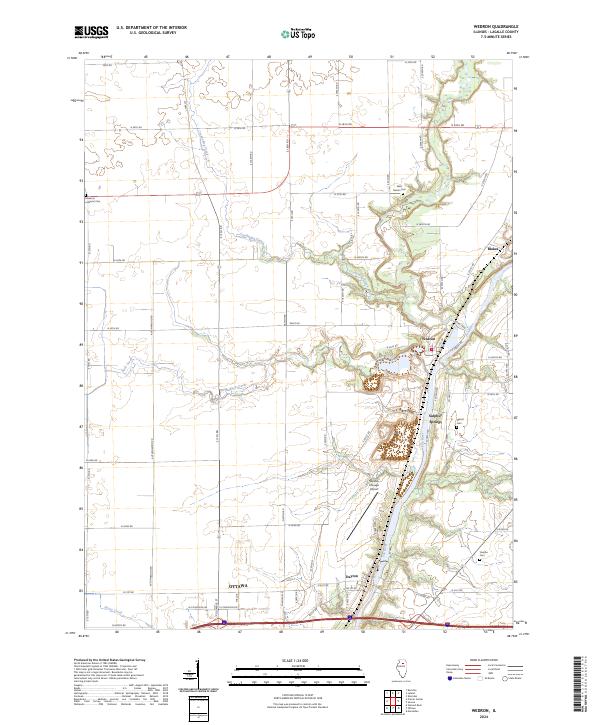 USGS Topographic Map – Wedron