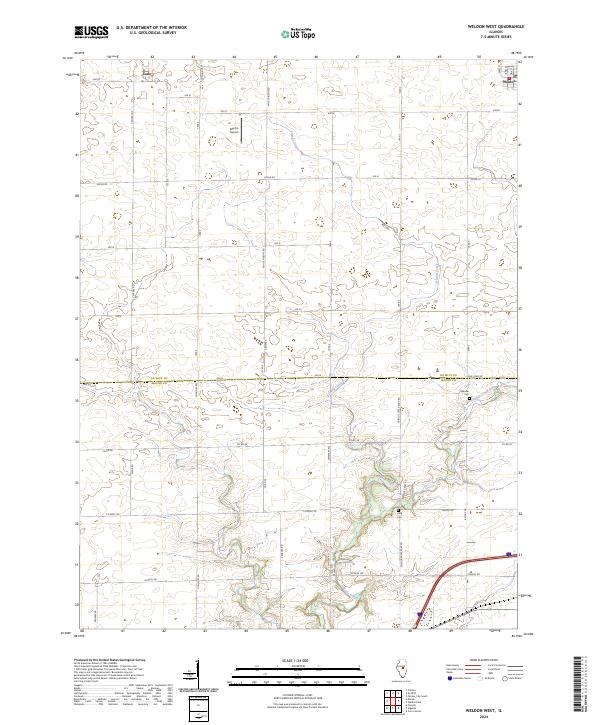 USGS Topographic Map – Weldon West