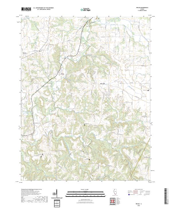 USGS Topographic Map – Welge