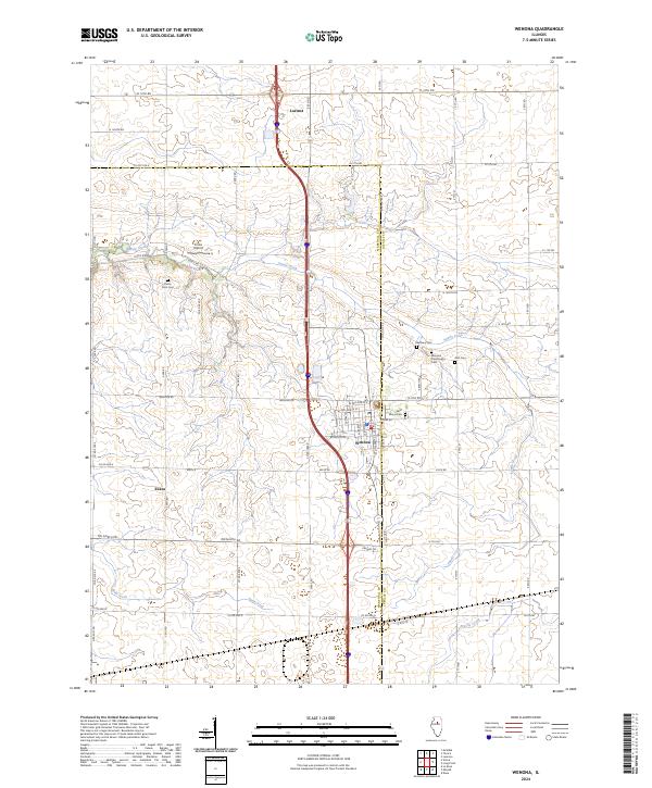 USGS Topographic Map – Wenona