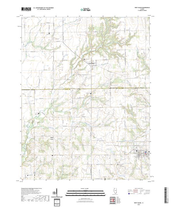 USGS Topographic Map – West Salem