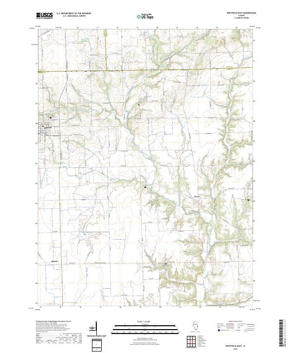 USGS Topographic Map – Westfield East