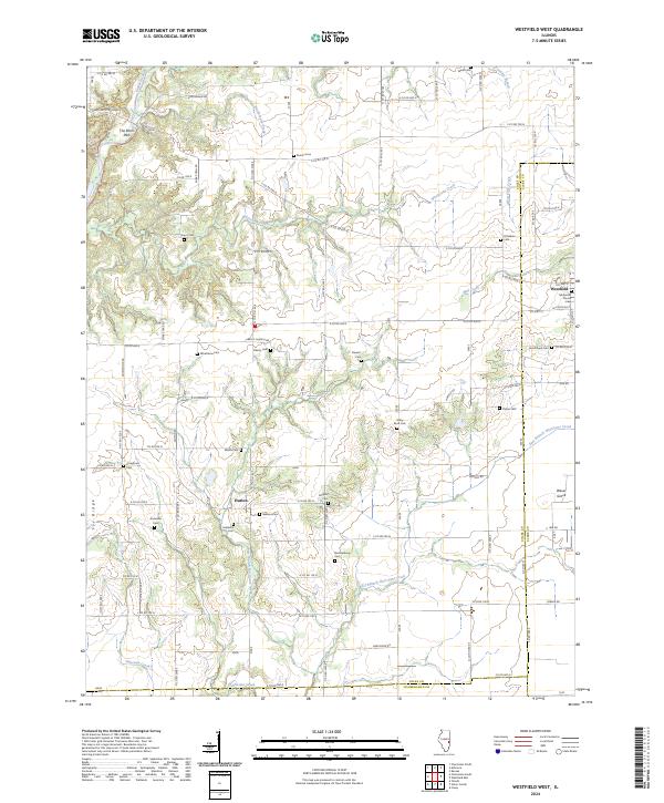 USGS Topographic Map – Westfield West