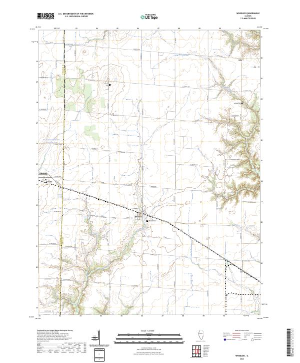 USGS Topographic Map – Wheeler