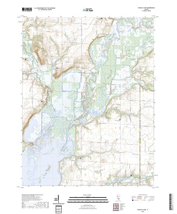 USGS Topographic Map – Wildcat Lake