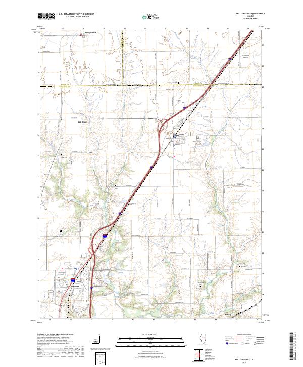 USGS Topographic Map – Williamsville