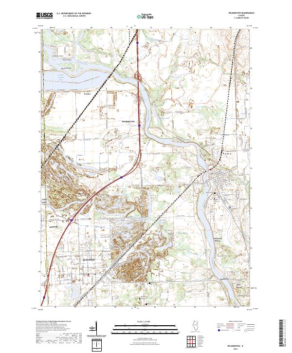 USGS Topographic Map – Wilmington
