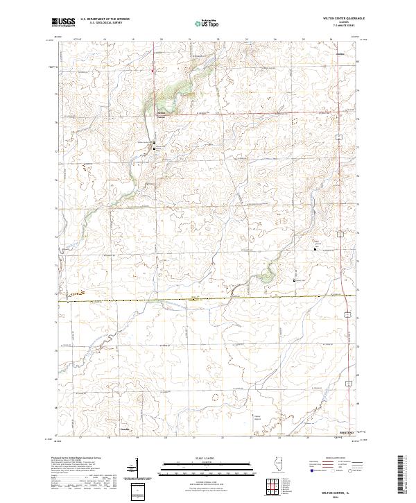 USGS Topographic Map – Wilton Center