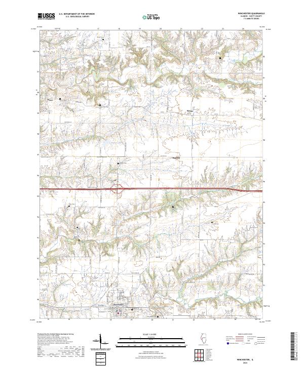 USGS Topographic Map – Winchester