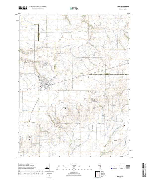 USGS Topographic Map – Windsor