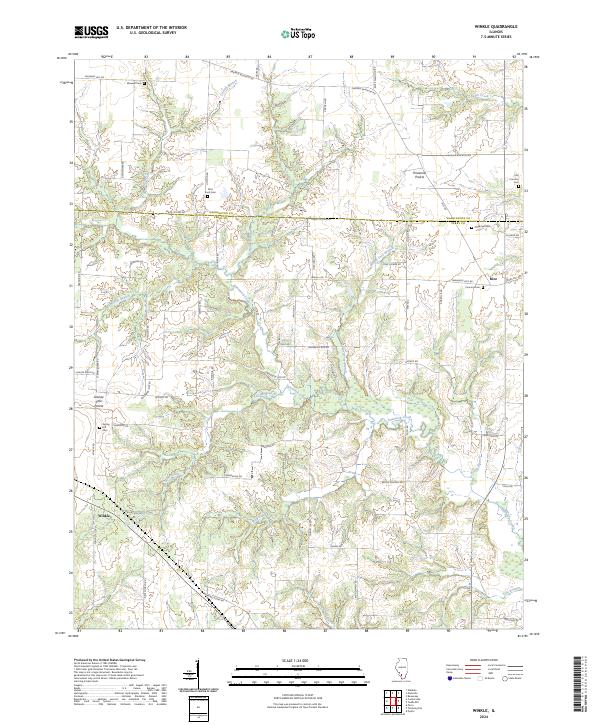 USGS Topographic Map – Winkle