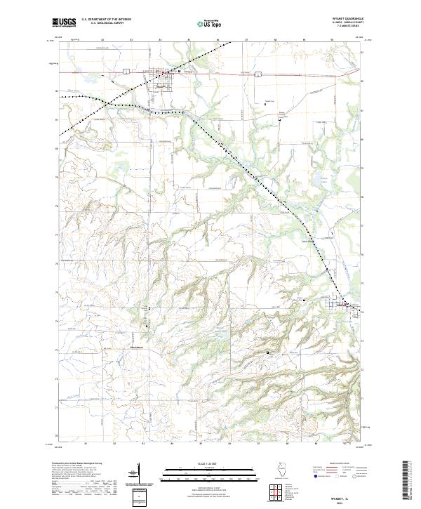 USGS Topographic Map – Wyanet