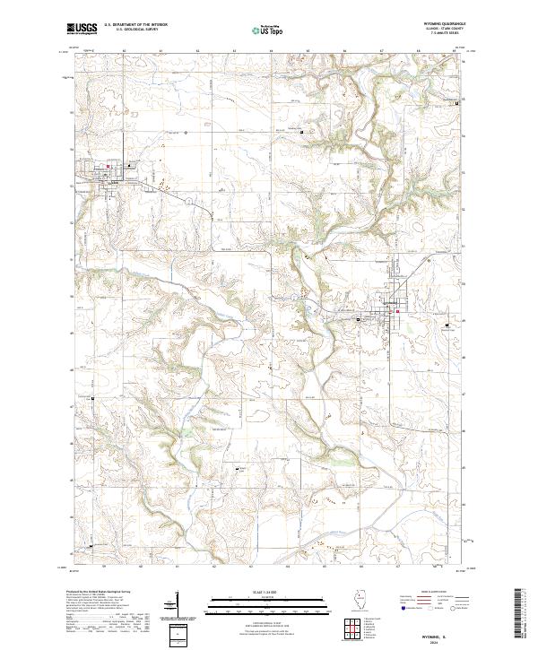 USGS Topographic Map – Wyoming