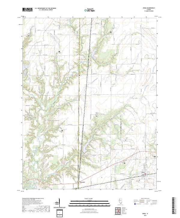 USGS Topographic Map – Xenia