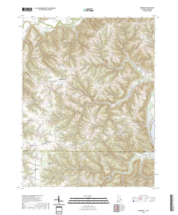 USGS Topographic Map – Aberdeen