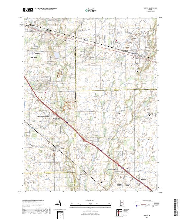 USGS Topographic Map – Acton