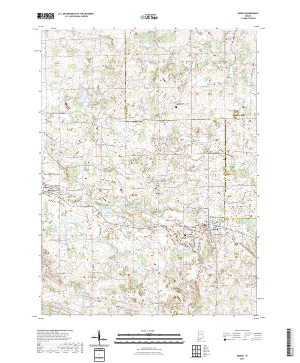 USGS Topographic Map – Akron