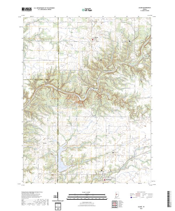 USGS Topographic Map – Alamo