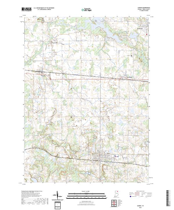 USGS Topographic Map – Albion