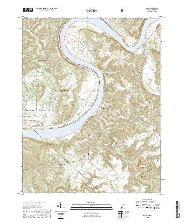 USGS Topographic Map – Alton