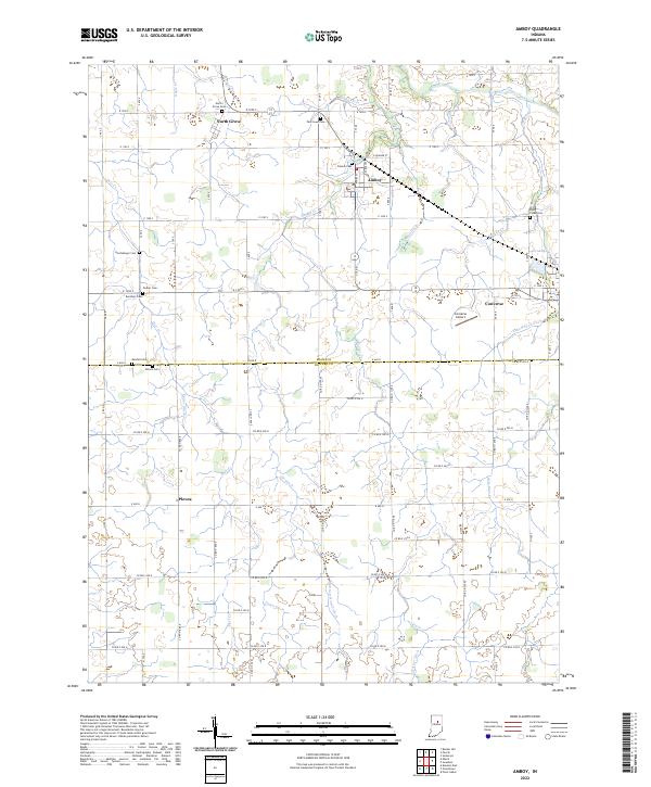 USGS Topographic Map – Amboy