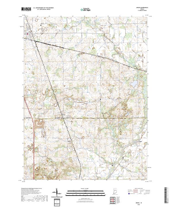USGS Topographic Map – Argos