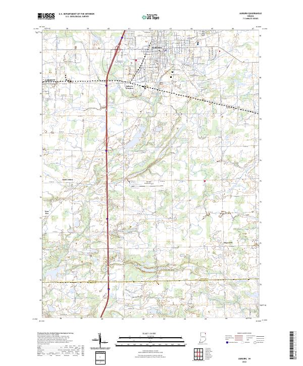 USGS Topographic Map – Auburn