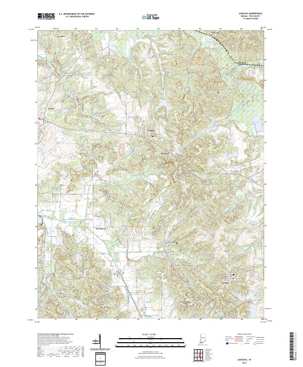 USGS Topographic Map – Augusta