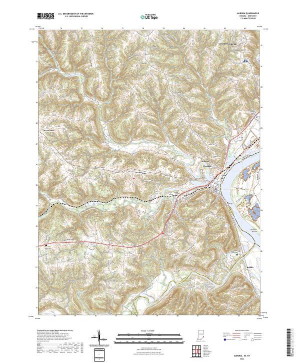USGS Topographic Map – Aurora