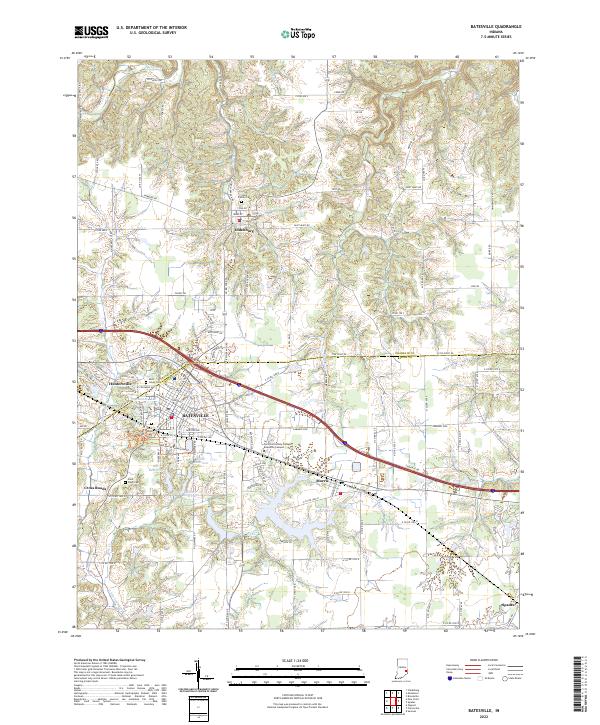 USGS Topographic Map – Batesville
