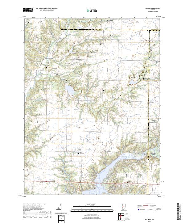 USGS Topographic Map – Bellmore