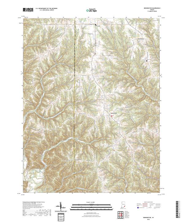 USGS Topographic Map – Bennington