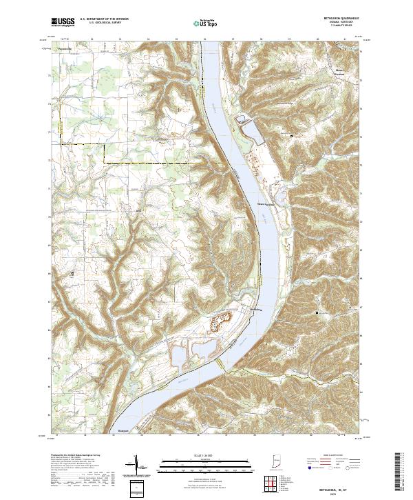 USGS Topographic Map – Bethlehem