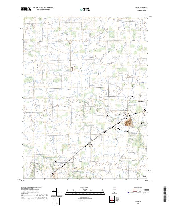 USGS Topographic Map – Blaine