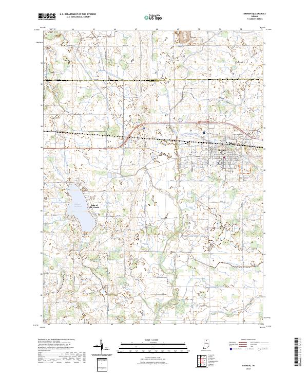 USGS Topographic Map – Bremen
