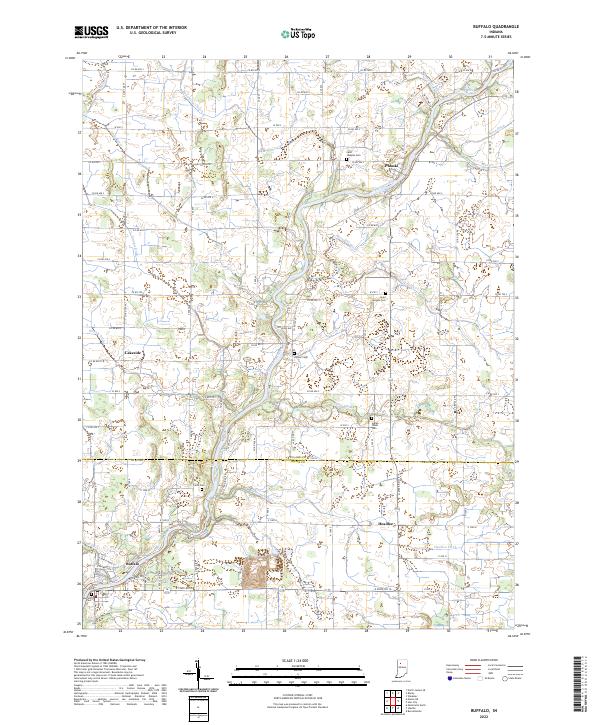 USGS Topographic Map – Buffalo