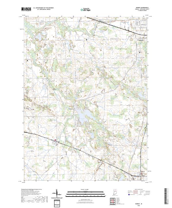 USGS Topographic Map – Burket