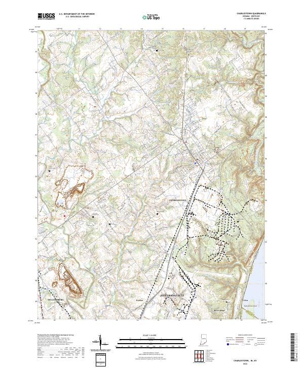 USGS Topographic Map – Charlestown
