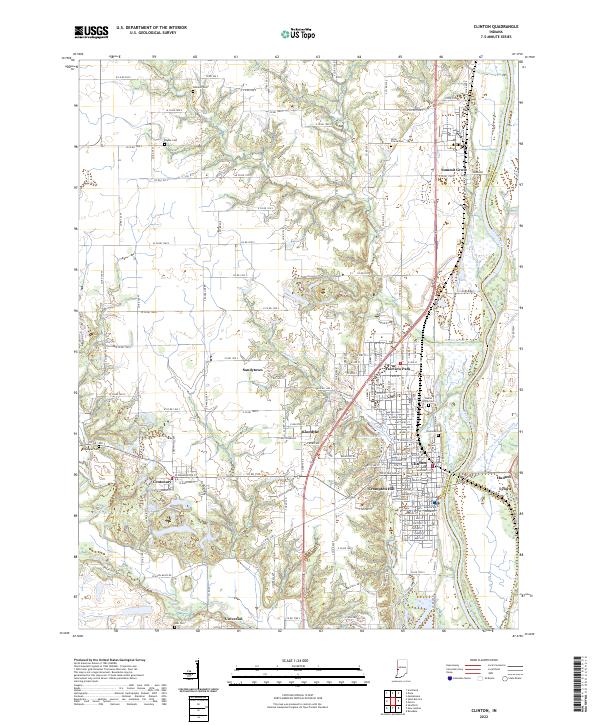 USGS Topographic Map – Clinton