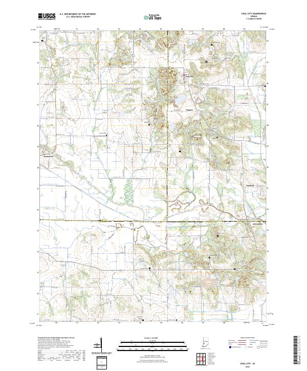 USGS Topographic Map – Coal City