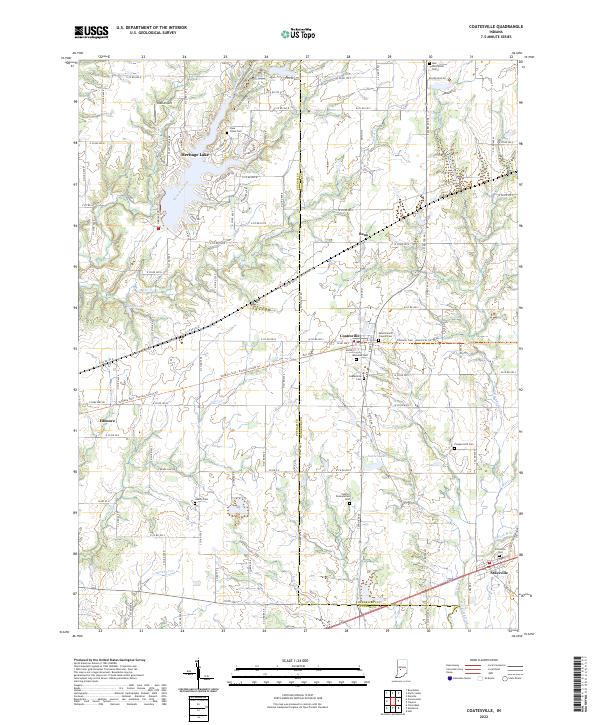 USGS Topographic Map – Coatesville