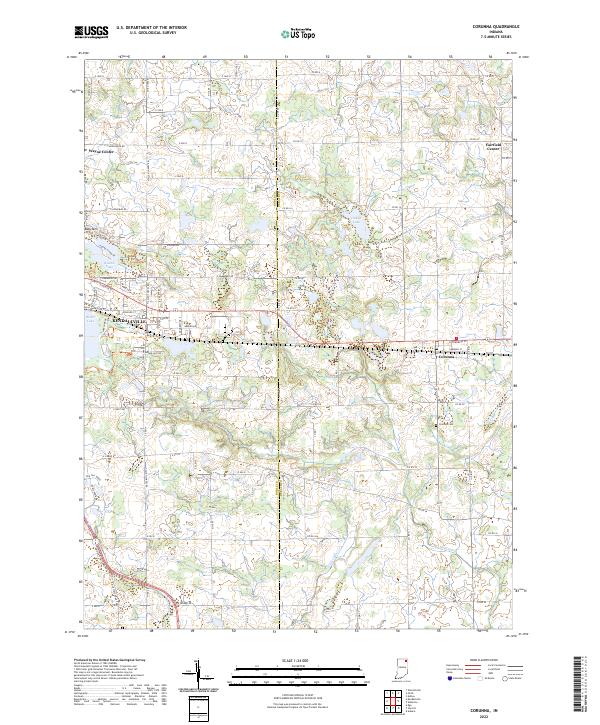 USGS Topographic Map – Corunna