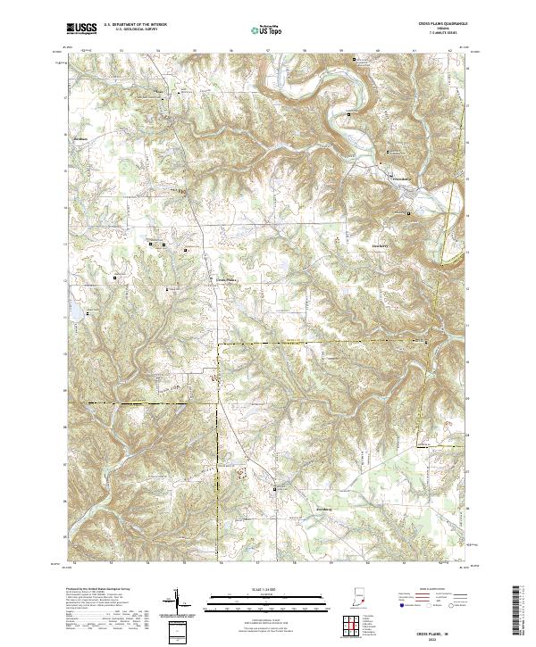 USGS Topographic Map – Cross Plains