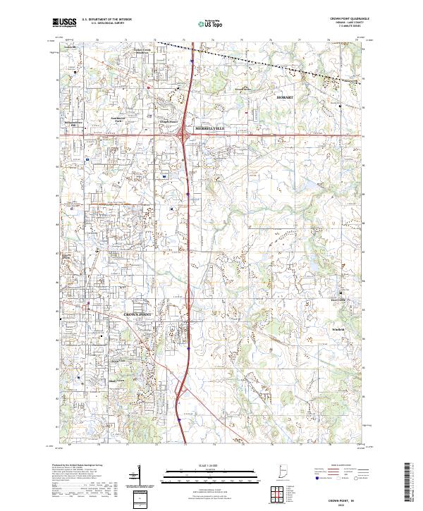 USGS Topographic Map – Crown Point